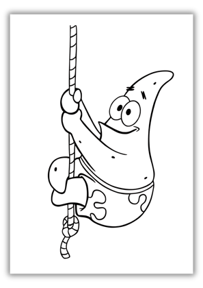 patrick star coloring pages