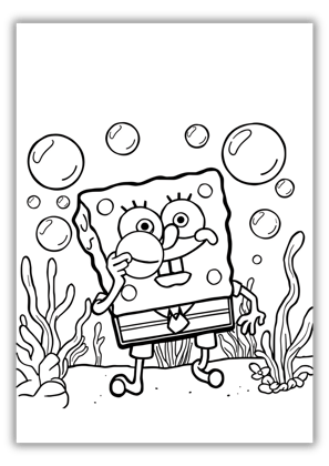 spongebob coloring book