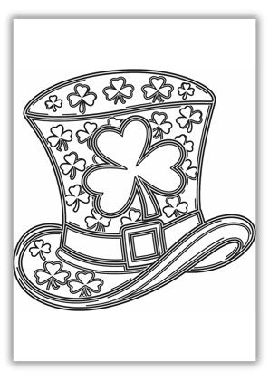 Leprechaun Hat Coloring Pages