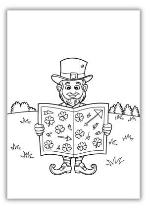 Free Leprechaun Coloring Pages