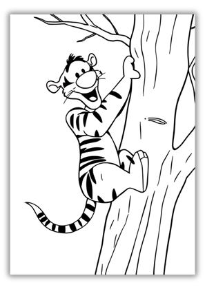 tigger winnie the pooh coloring pages