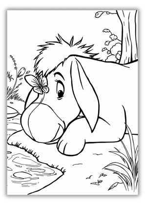 eeyore color page