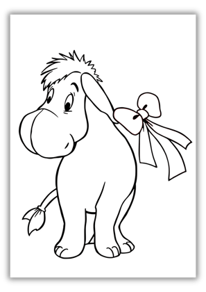 eeyore winnie the pooh coloring pages