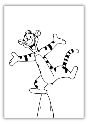 winnie the pooh tigger coloring pages
