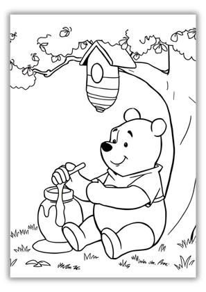 winnie the pooh coloring images