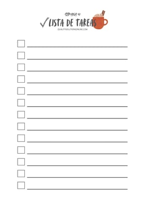 lista de tareas para imprimir gratis 