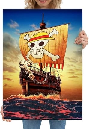 poster métal one piece Displate