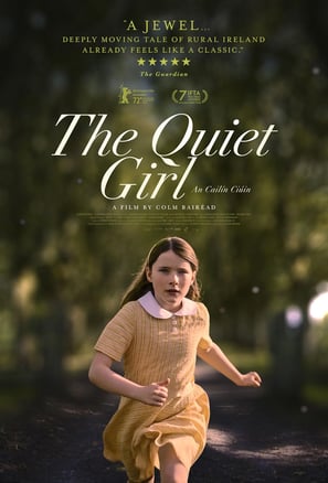 Poster for Colm Bairéad's 'The Quiet Girl' screening hosted by Auckland International Film Club.
