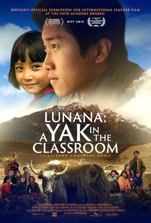 Poster for Lunana: A Yak in the Classroom' screening hosted by Auckland International Film Club