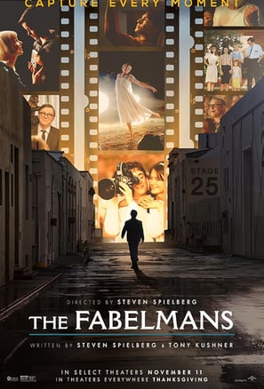 Poster for Steven Spielberg's The Fabelmans screening hosted by Auckland International Film Club