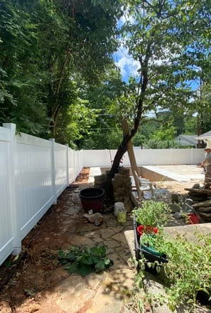 white fence, fence, privacy fence, fence installation, picket fence, fence repair