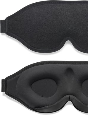 Máscara de Dormir para Homens e Mulheres bloqueia 100% da luz, ideal para dormir, meditar ou descansar em viagens