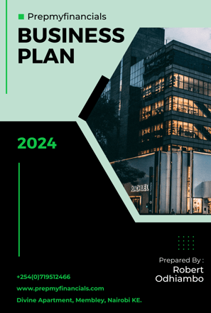 Business plan cover page