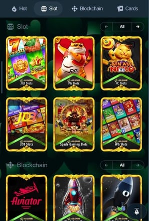 A8 Game Category - Slots