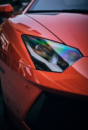 Lamborghini headlights