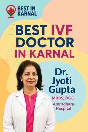 An image showing details of Dr. Jyoti Gupta , the best IVF doctor in Karnal