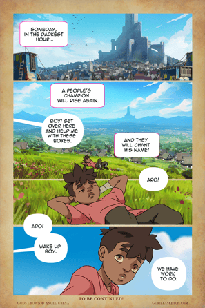 a comic strip strip strip art