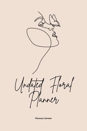 undated floral beige planner , eternalsoulwriter.com