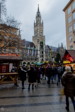 Marienplatz, Town Hall (Rathaus) in Munich