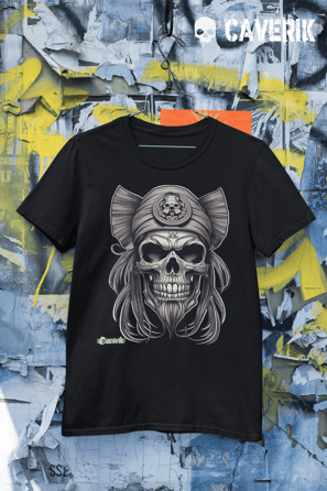 Caveira e Arte: Camiseta de Grafite e Streetwear pela Cavérik