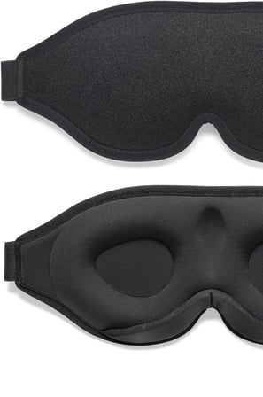 Máscara de Dormir para Homens e Mulheres bloqueia 100% da luz, ideal para dormir, meditar ou descansar em viagens