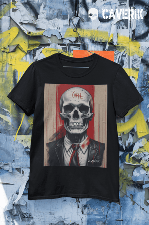 Roupas de Rock: Camiseta Cavérik com Detalhes de Moda Urbana