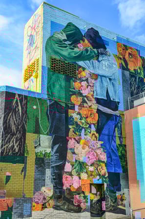Mural by Jason Parker in Frankston