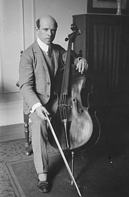 Legendary cellist Pablo Casals