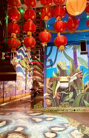 Graffiti in the streets of Bukit Bintang