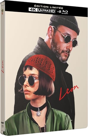 Léon [Édition limitée boîtier SteelBook-4K Ultra HD + Blu-Ray-Film cinéma et Version Longue]