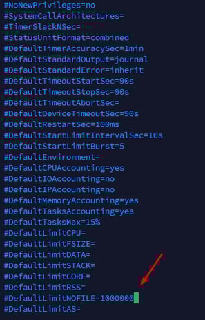 system.conf output