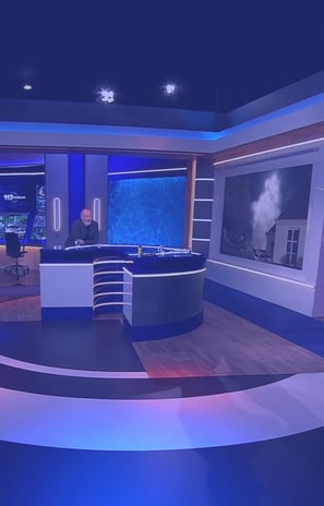 TV studio for 112 Vandaag for RTL