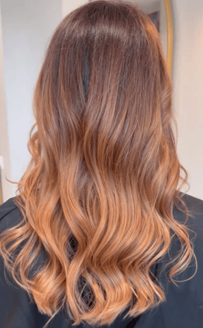 ombré hair caramel