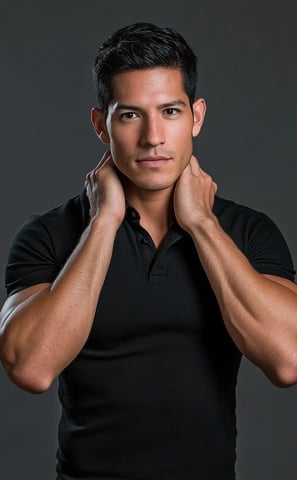 Fotografía de modelo en estudio profesional para agencia de modelos