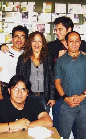 Con el equipo de Diseño de La Revista del Consumidor (Profeco)