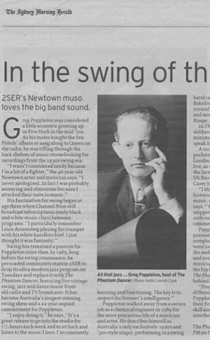 Greg Poppleton Interview Sydney Morning Herald