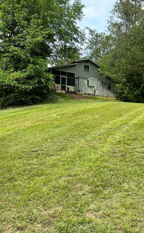 Large fenced-in back yard for pets. 