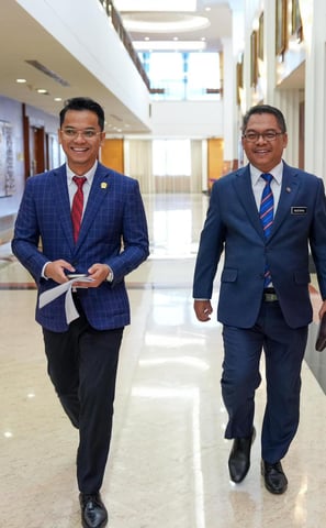 Ahmad Farid Sainuri in Blazer