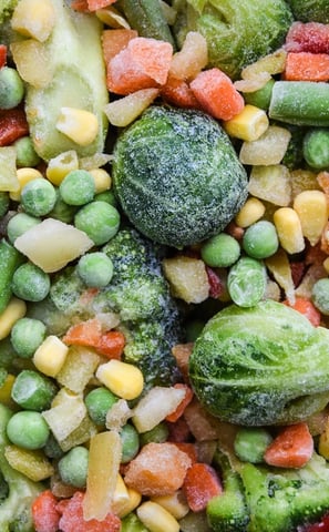a bowl of vegetables and vegetables on a plate