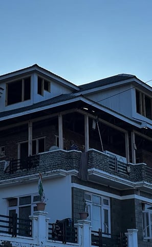 new building after construction