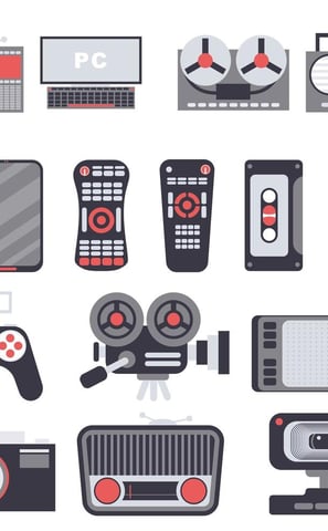 Eletrônicos utilizados para visualização de filmes e séries