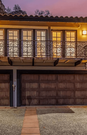 Tuscan Style Modern Wood Look Garage Doors