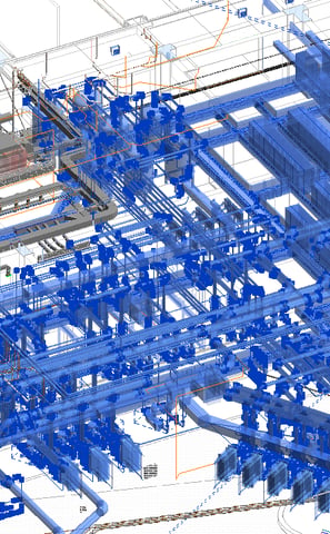 BIM management for facility, MEP coordination with other trades, Building information modeling