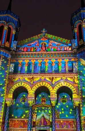 Fête des Lumières à Lyon le 8 décembre