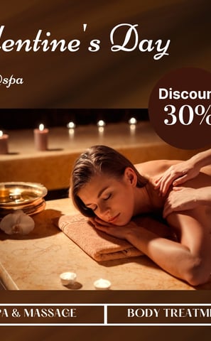 a woman getting a massage at a spa