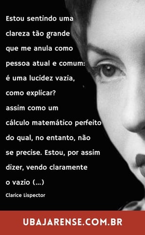 CLARICE LISPECTOR