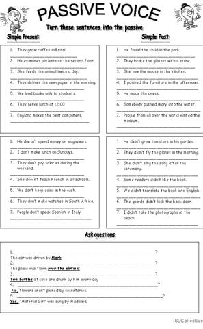 active and passive voice