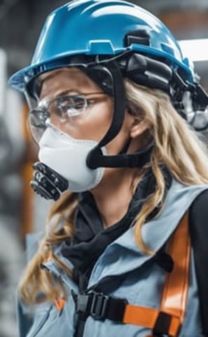 Uso de equipo de proteccion respiratoria y de cabeza