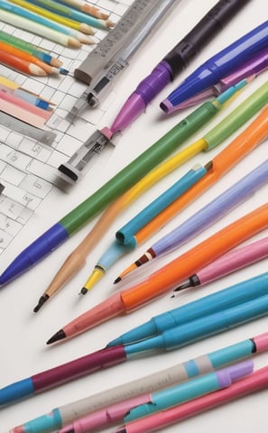 a pencil and eraser sitting next to each other