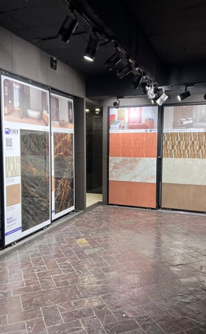 Tiles display at gold stone granites in mohali sector 82